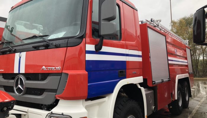 Поставка аэродромных аварийно-спасательных пожарных автомобилей на предприятие «Национальный аэропорт Минск»